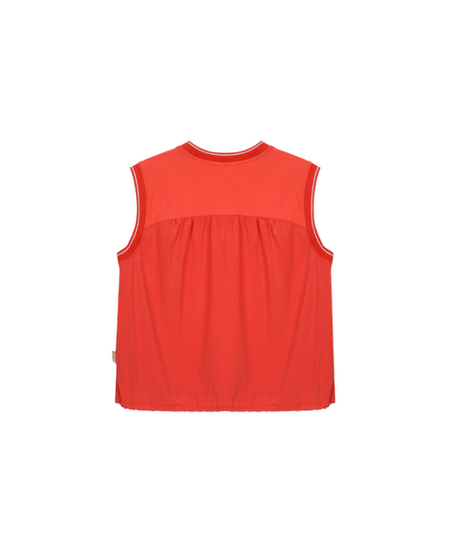 NITINA(ニティナ)の「シャーリングベストRD(ベスト・レディース・レッド・SMALL/MEDIUM)」の7枚目の写真