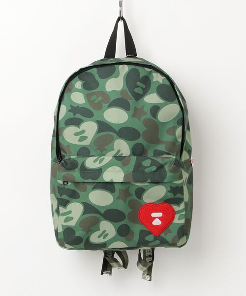 HEART BADGE CAMO BACKPACK（バックパック/リュック）｜A BATHING APE