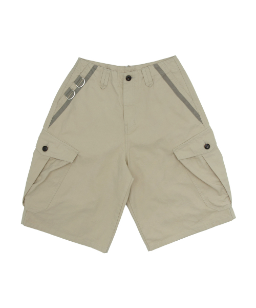 KIJIKO（キジコ）の「ke614. Washed Bermuda Cargo Pants Beige Grey（その他パンツ・レディース・ベージュ・SMALL/MEDIUM）」の6枚目の写真