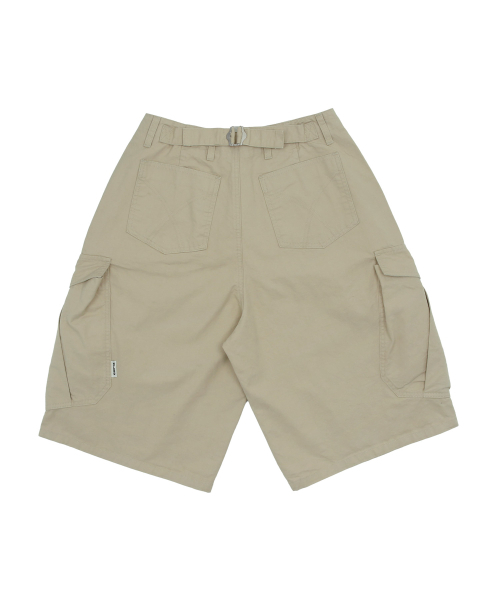 KIJIKO（キジコ）の「ke614. Washed Bermuda Cargo Pants Beige Grey（その他パンツ・レディース・ベージュ・SMALL/MEDIUM）」の7枚目の写真