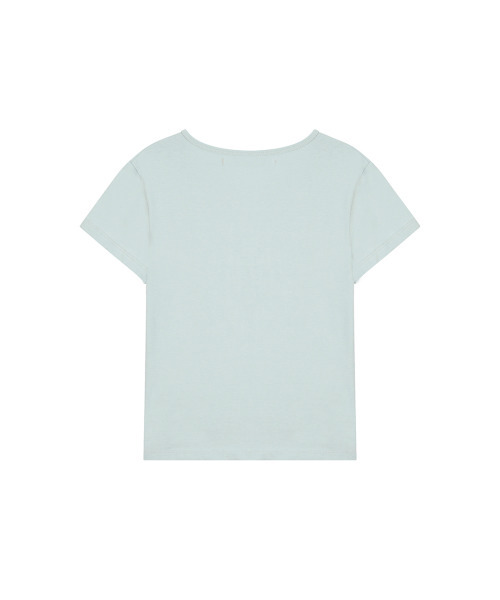 41PRAY(サイルプレイ)の「Center Split Graphic Tee / Mint(Tシャツ/カットソー・レディース・ミント・OS)」の8枚目の写真
