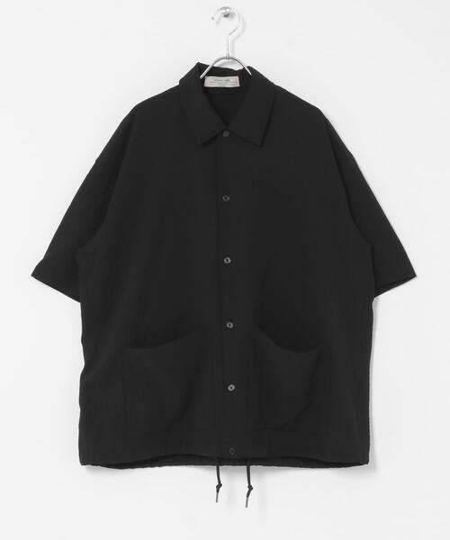 URBAN RESEARCH Sonny Label(アーバンリサーチサニーレーベル)の「シアサッカーショートスリーブコーチシャツ(シャツ/ブラウス・メンズ・グリーン/ブラック/ネイビー・LARGE/MEDIUM)」の7枚目の写真