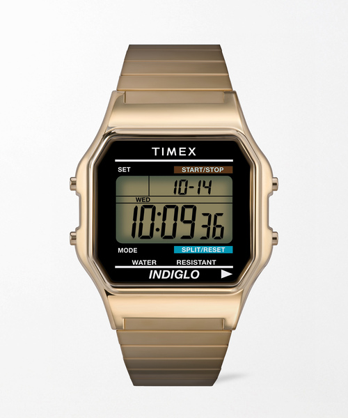 TIMEX（タイメックス）の「TIMEX CLASSIC DIGITAL tx-t78677 Gold（アナログ腕時計・レディース・ゴールド・FREE）」の4枚目の写真