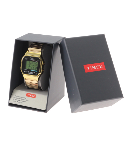 TIMEX（タイメックス）の「TIMEX CLASSIC DIGITAL tx-t78677 Gold（アナログ腕時計・レディース・ゴールド・FREE）」の7枚目の写真