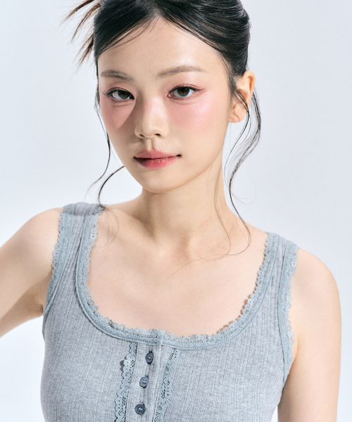 ZEROPLANET（ゼロプラネット）の「ケルシーボタンスリーブレス [GREY]（Tシャツ/カットソー・レディース・その他・FREE）」の4枚目の写真