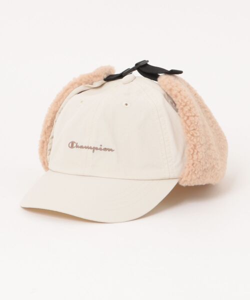 Champion(チャンピオン)の「Champion/チャンピオン キッズ タフタ アビエイター キャップ(キャップ・キッズ・ベージュ/ブラック/ブルー/アイボリー・53-55cm)」の1枚目の写真