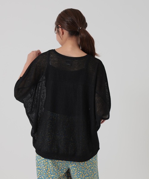 HEART MARKET(ハートマーケット)の「ドライタッチニットライクプルオーバー(Tシャツ/カットソー・レディース・ナチュラル/ダークオレンジ/ダークブラウン/ブラック・FREE)」の14枚目の写真