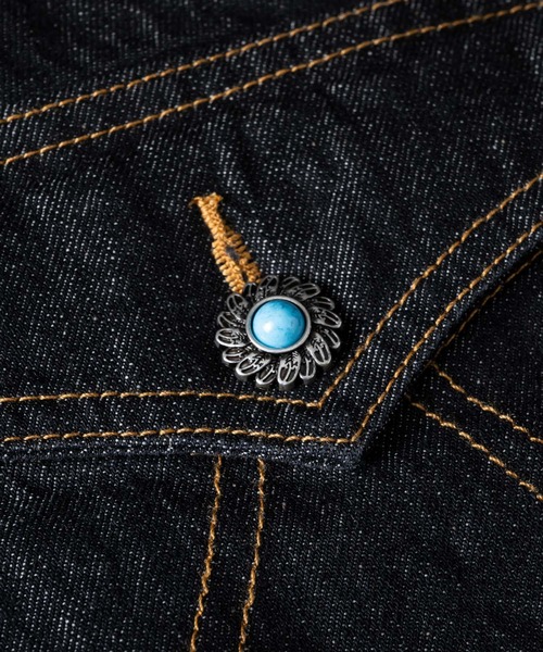 ADAMASTE(アダマスト)の「Western 3panel Buggy Denim Pants - ウエスタン3パネルバギーデニムパンツ【セットアップ対応】(デニムパンツ・メンズ・ブラック/インディゴブルー・SMALL/MEDIUM/LARGE)」の21枚目の写真