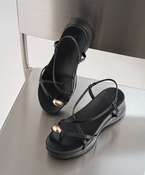 【美品】SOOR PLOOM Huarache Sandal32収納袋付サンダル サムリングナローストラップサンダル（サンダル）｜ROPE' PICNIC（ロペ