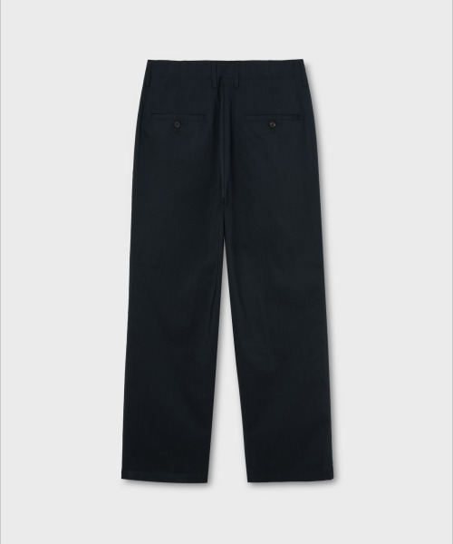 NONBLANK（ノンブランク）の「[夏]ウールテンセルパンツ_ダークネイビー（スラックス・メンズ・ダークネイビー・MEDIUM/LARGE/X-LARGE）」の2枚目の写真