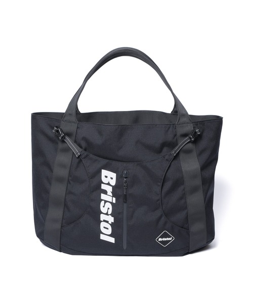F.C.Real Bristol(エフシーレアルブリストル)の「CORDURA RIPSTOP ADJUSTABLE TOTE BAG(トートバッグ・メンズ・ブラック・FREE)」の1枚目の写真