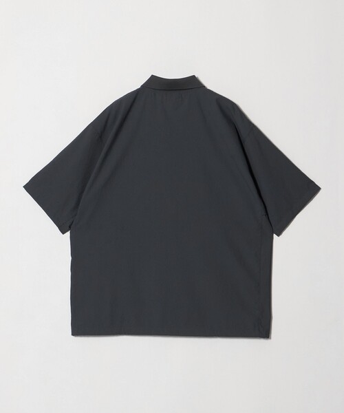 green label relaxing（グリーンレーベルリラクシング）の「Dot Air ドローコード 半袖 ポロシャツ -ストレッチ-（ポロシャツ・メンズ・ブラック/グレー系/オリーブ・XL/M/L/S）」の8枚目の写真