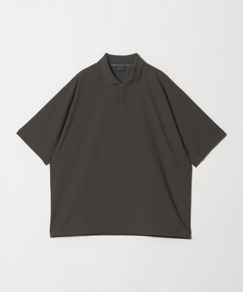 green label relaxing(グリーンレーベルリラクシング)の「Dot Air ドローコード 半袖 ポロシャツ -ストレッチ-(ポロシャツ・メンズ・ブラック/グレー系/オリーブ・XL/M/L/S)」の14枚目の写真