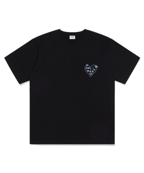 THEMORFHOUSE(ザモーフハウス)の「ラブインモーフ オーバーサイズ 半袖Tシャツ ブラック(Tシャツ/カットソー・レディース・その他・SMALL/MEDIUM/LARGE)」の1枚目の写真