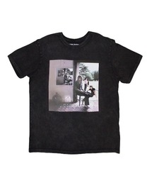 ROOPTOKYO | Pink Floyd Unisex Stone Wash T-Shirt: Ummagumma(Black)(Back print) バンドTシャツ プリントTシャツ 半袖 クルーネック ロック ストリート メンズ レディース 2026年 夏 夏服(Tシャツ/カットソー)