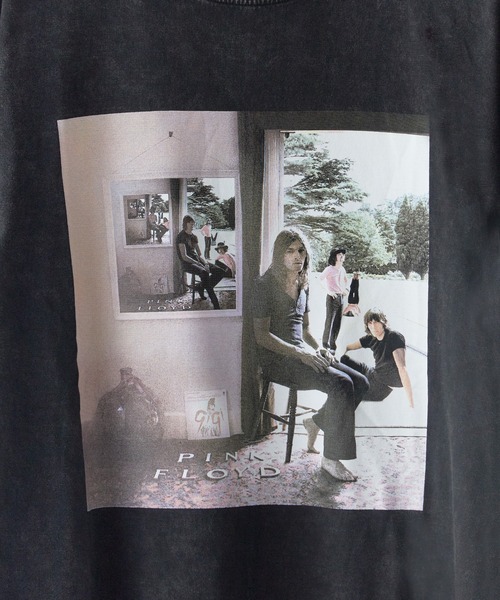 ROOPTOKYO(ループトウキョウ)の「Pink Floyd/ピンク・フロイド Unisex Stone Wash T-Shirt: Ummagumma(Black)(Back print) バンドTシャツ プリントTシャツ 半袖 クルーネック ロック ストリート メンズ レディース 秋 秋服 2026年秋冬(Tシャツ/カットソー・メンズ・ブラック・S/M/L/XL)」の4枚目の写真