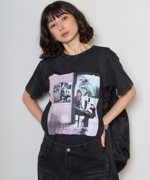ROOPTOKYO(ループトウキョウ)の「Pink Floyd/ピンク・フロイド Unisex Stone Wash T-Shirt: Ummagumma(Black)(Back print) バンドTシャツ プリントTシャツ 半袖 クルーネック ロック ストリート メンズ レディース 秋 秋服 2026年秋冬(Tシャツ/カットソー・メンズ・ブラック・S/M/L/XL)」の9枚目の写真