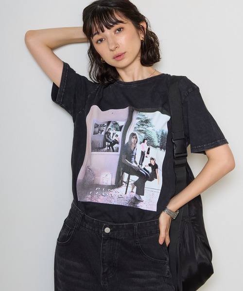 ROOPTOKYO(ループトウキョウ)の「Pink Floyd/ピンク・フロイド Unisex Stone Wash T-Shirt: Ummagumma(Black)(Back print) バンドTシャツ プリントTシャツ 半袖 クルーネック ロック ストリート メンズ レディース 秋 秋服 2026年秋冬(Tシャツ/カットソー・メンズ・ブラック・S/M/L/XL)」の11枚目の写真