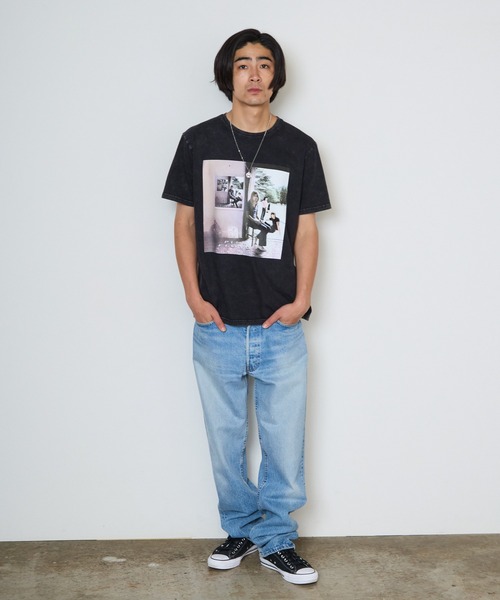 ROOPTOKYO(ループトウキョウ)の「Pink Floyd/ピンク・フロイド Unisex Stone Wash T-Shirt: Ummagumma(Black)(Back print) バンドTシャツ プリントTシャツ 半袖 クルーネック ロック ストリート メンズ レディース 秋 秋服 2026年秋冬(Tシャツ/カットソー・メンズ・ブラック・S/M/L/XL)」の17枚目の写真