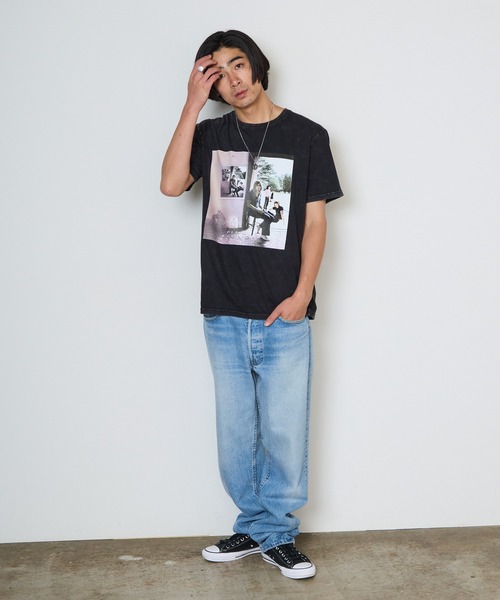 ROOPTOKYO(ループトウキョウ)の「Pink Floyd/ピンク・フロイド Unisex Stone Wash T-Shirt: Ummagumma(Black)(Back print) バンドTシャツ プリントTシャツ 半袖 クルーネック ロック ストリート メンズ レディース 秋 秋服 2026年秋冬(Tシャツ/カットソー・メンズ・ブラック・S/M/L/XL)」の19枚目の写真
