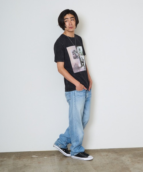 ROOPTOKYO(ループトウキョウ)の「Pink Floyd/ピンク・フロイド Unisex Stone Wash T-Shirt: Ummagumma(Black)(Back print) バンドTシャツ プリントTシャツ 半袖 クルーネック ロック ストリート メンズ レディース 秋 秋服 2026年秋冬(Tシャツ/カットソー・メンズ・ブラック・S/M/L/XL)」の20枚目の写真