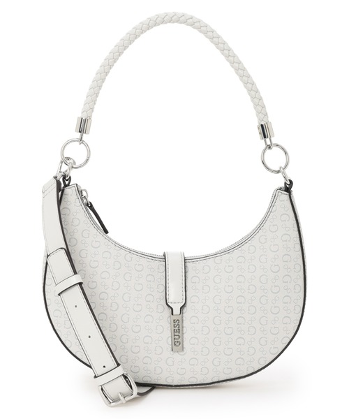 Guess（ゲス）の「MATILDA Shoulder Bag ショルダーバッグ（ショルダーバッグ・レディース・ホワイト/ブラック・ONE SIZE）」の2枚目の写真