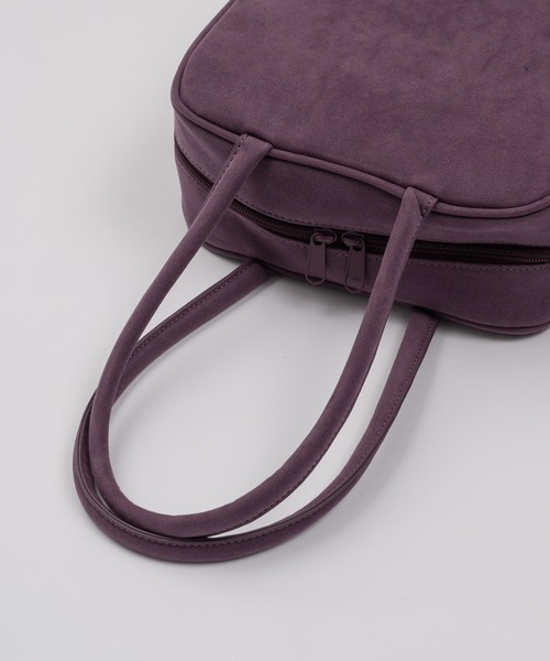 shesaidthat(シーセッドザット)の「shesaidthat - スウェードスクエアバッグ / Suede Square Bag(ハンドバッグ・レディース・パープル/ブラウン/ダークブルー・FREE)」の17枚目の写真
