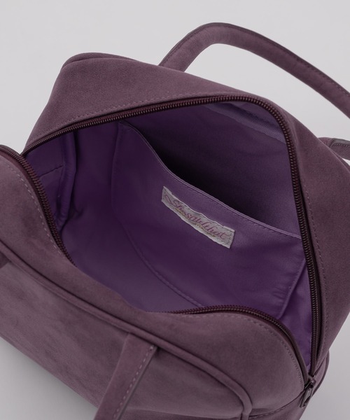 shesaidthat(シーセッドザット)の「shesaidthat - スウェードスクエアバッグ / Suede Square Bag(ハンドバッグ・レディース・パープル/ブラウン/ダークブルー・FREE)」の15枚目の写真