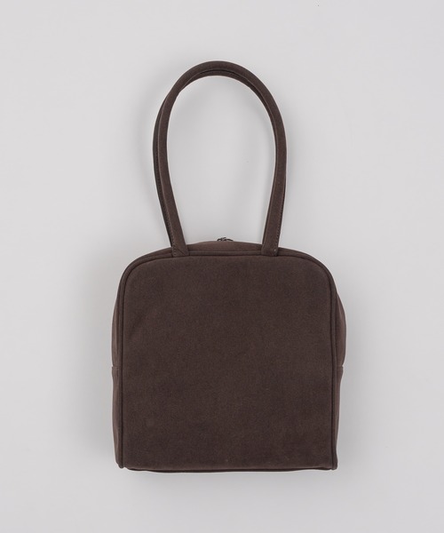 shesaidthat(シーセッドザット)の「shesaidthat - スウェードスクエアバッグ / Suede Square Bag(ハンドバッグ・レディース・パープル/ブラウン/ダークブルー・FREE)」の14枚目の写真