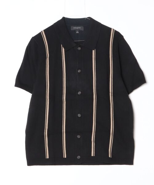 BANANA REPUBLIC FACTORY STORE(バナナリパブリック ファクトリーストア)の「BANANA REPUBLIC FACTORY STORE ストライプボタンダウンセーターポロ(ニット/セーター・メンズ・ブラック/その他・S/M/L/XL)」の5枚目の写真