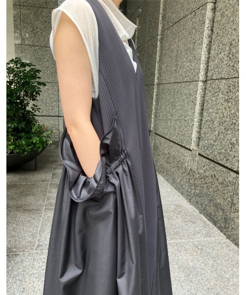 ADORE（アドーア）の「◆ダイヤジャガードワンピース（ワンピース・レディース・ブラック・38）」の3枚目の写真