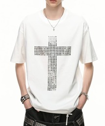 スタッズクロスTシャツ