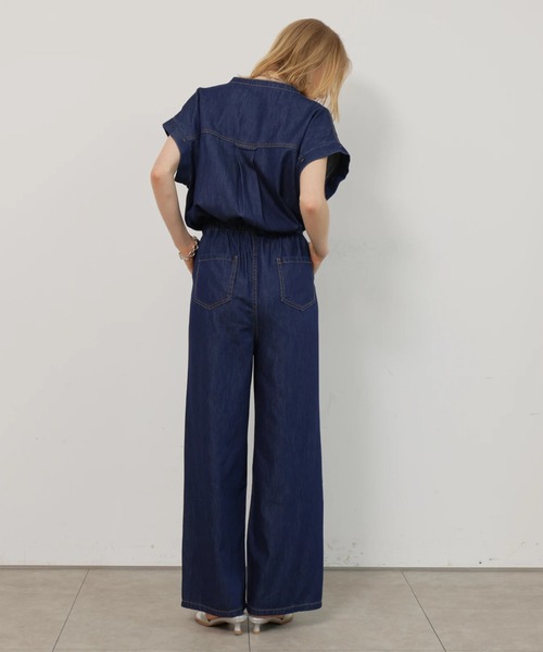 CADUNE(カデュネ)の「デニムロンパース(その他パンツ・レディース・ネイビー/ライトブルー・38/36/34)」の7枚目の写真