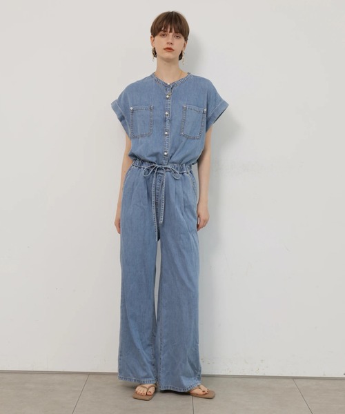 CADUNE(カデュネ)の「デニムロンパース(その他パンツ・レディース・ネイビー/ライトブルー・38/36/34)」の12枚目の写真