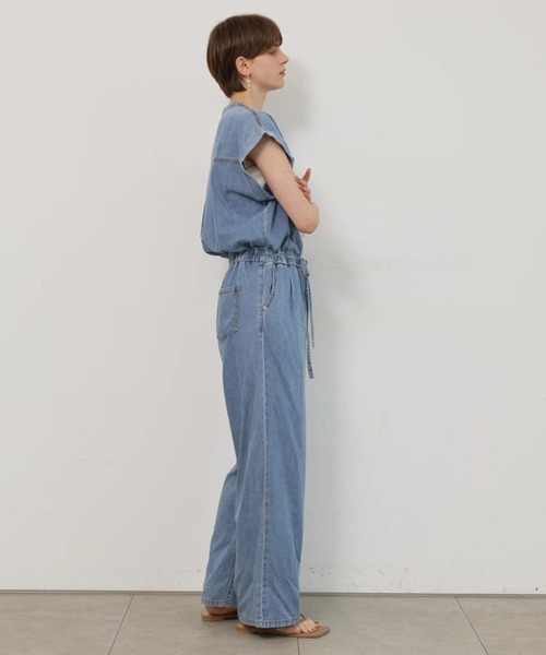 CADUNE(カデュネ)の「デニムロンパース(その他パンツ・レディース・ネイビー/ライトブルー・38/36/34)」の15枚目の写真