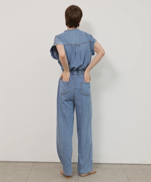 CADUNE(カデュネ)の「デニムロンパース(その他パンツ・レディース・ネイビー/ライトブルー・38/36/34)」の16枚目の写真