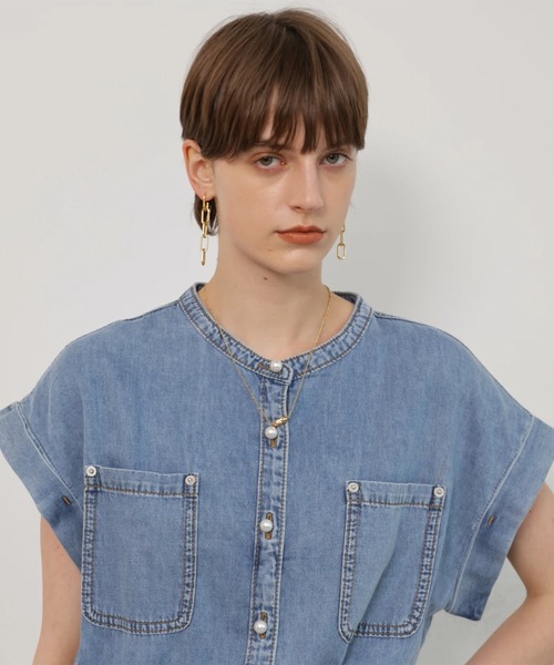 CADUNE(カデュネ)の「デニムロンパース(その他パンツ・レディース・ネイビー/ライトブルー・38/36/34)」の21枚目の写真