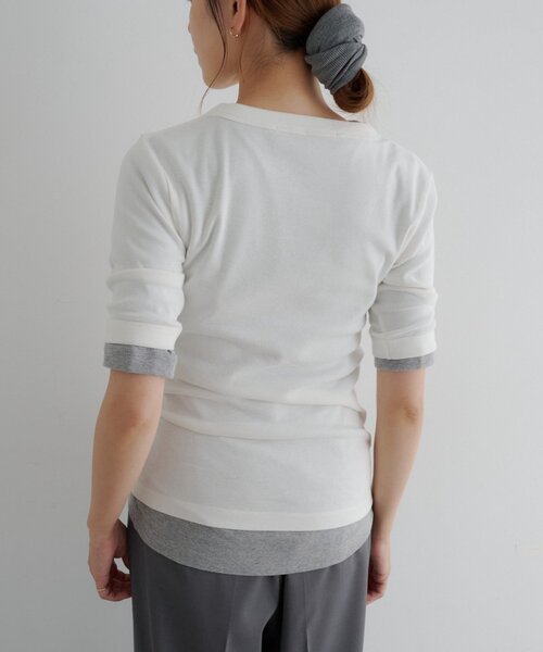 SHENERY(シーナリー)の「ソフトフライスTee(Tシャツ/カットソー・レディース・ホワイト/グレー/ピンク/レッド・FREE)」の14枚目の写真