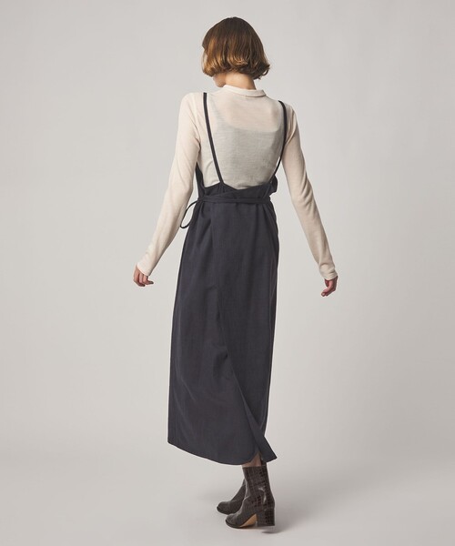 Steven Alan(スティーブンアラン)の「<Steven Alan>ヘリンボーン ツイードライク エプロン ワンピース(ワンピース・レディース・ベージュ/ネイビー・M/S)」の10枚目の写真