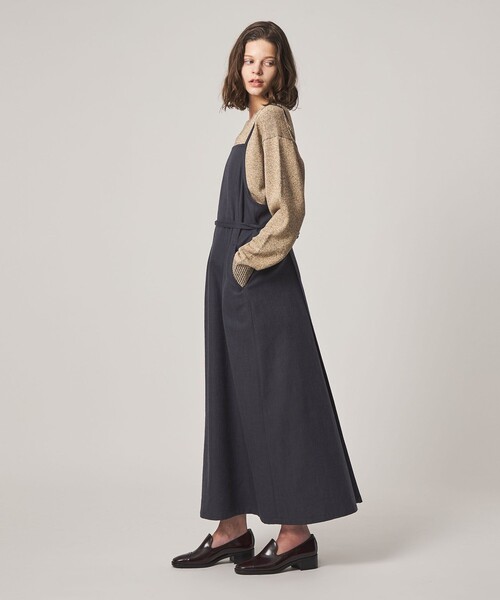 Steven Alan(スティーブンアラン)の「<Steven Alan>ヘリンボーン ツイードライク エプロン ワンピース(ワンピース・レディース・ベージュ/ネイビー・M/S)」の18枚目の写真