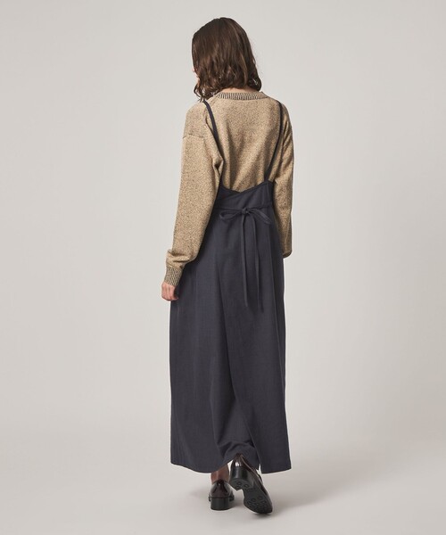 Steven Alan(スティーブンアラン)の「<Steven Alan>ヘリンボーン ツイードライク エプロン ワンピース(ワンピース・レディース・ベージュ/ネイビー・M/S)」の20枚目の写真