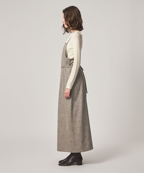Steven Alan(スティーブンアラン)の「<Steven Alan>ヘリンボーン ツイードライク エプロン ワンピース(ワンピース・レディース・ベージュ/ネイビー・M/S)」の22枚目の写真