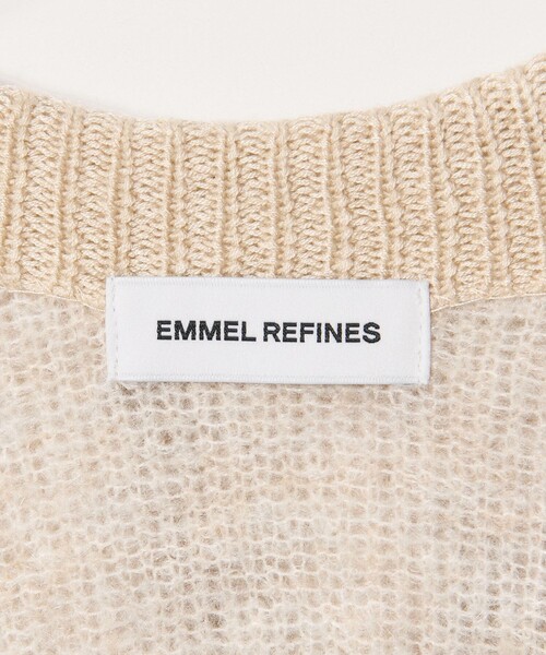 EMMEL REFINES(エメルリファインズ)の「<EMMEL REFINES>EM ダブルボタン フリルケープ カーディガン(カーディガン/ボレロ・レディース・ネイビー/グレー/ナチュラル・FREE)」の19枚目の写真