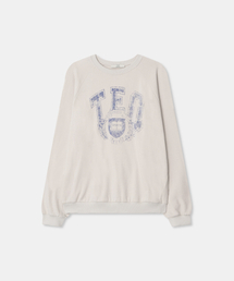 TEQ print t-shirt / BEIGE