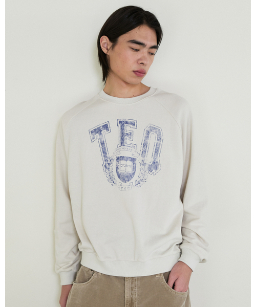 THEENDQUESTION（ジエンドクエスチョン）の「TEQ print t-shirt / BEIGE（Tシャツ/カットソー・レディース・その他・1/2）」の2枚目の写真