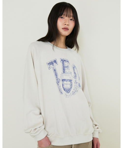 THEENDQUESTION（ジエンドクエスチョン）の「TEQ print t-shirt / BEIGE（Tシャツ/カットソー・レディース・その他・1/2）」の3枚目の写真