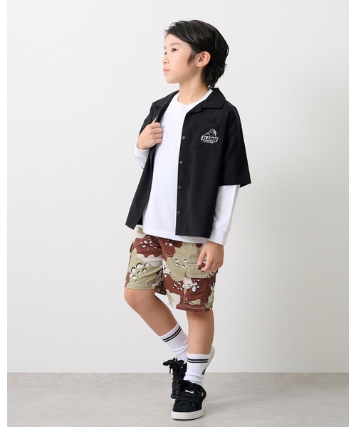 XLARGE KIDS（エクストララージキッズ）の「カーゴハーフパンツ（カーゴパンツ・キッズ・ブラック/カーキ・140cm/120cm/100cm/90cm/110cm/130cm）」の7枚目の写真