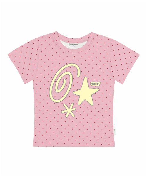 ESCAPEFROM(エスケープフロム)の「キッチシンボルプリントドットスリムフィット半袖Tシャツホワイト(Tシャツ/カットソー・レディース・その他・MEDIUM)」の2枚目の写真