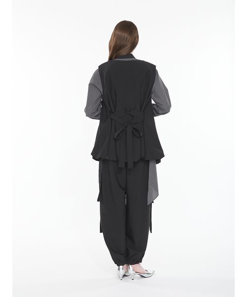 SORIN(ソリン )の「Double Breasted Balloon Vest / ダブルブレストバルーンベスト(その他アウター・レディース・ブラック/チェック・38)」の14枚目の写真
