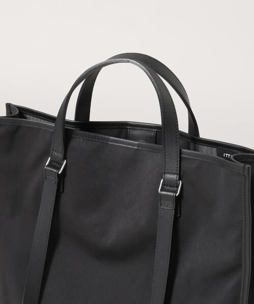 ITTI(イッチ)の「ITTI/別注 2HANDLE TOTE / ミリクロス(トートバッグ・メンズ・ブラック・FREE)」の2枚目の写真